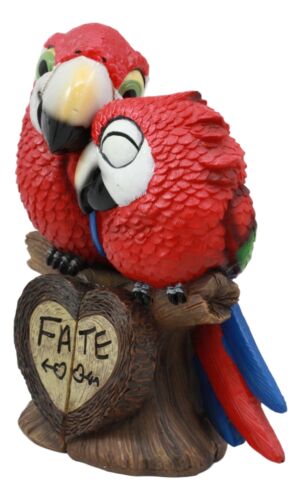 Ebros Gift Ebros Tropical Rainforest Lovers Paradise Birds Scarlet Macaw Couple Statues