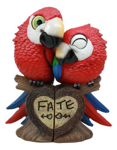 Ebros Gift Ebros Tropical Rainforest Lovers Paradise Birds Scarlet Macaw Couple Statues