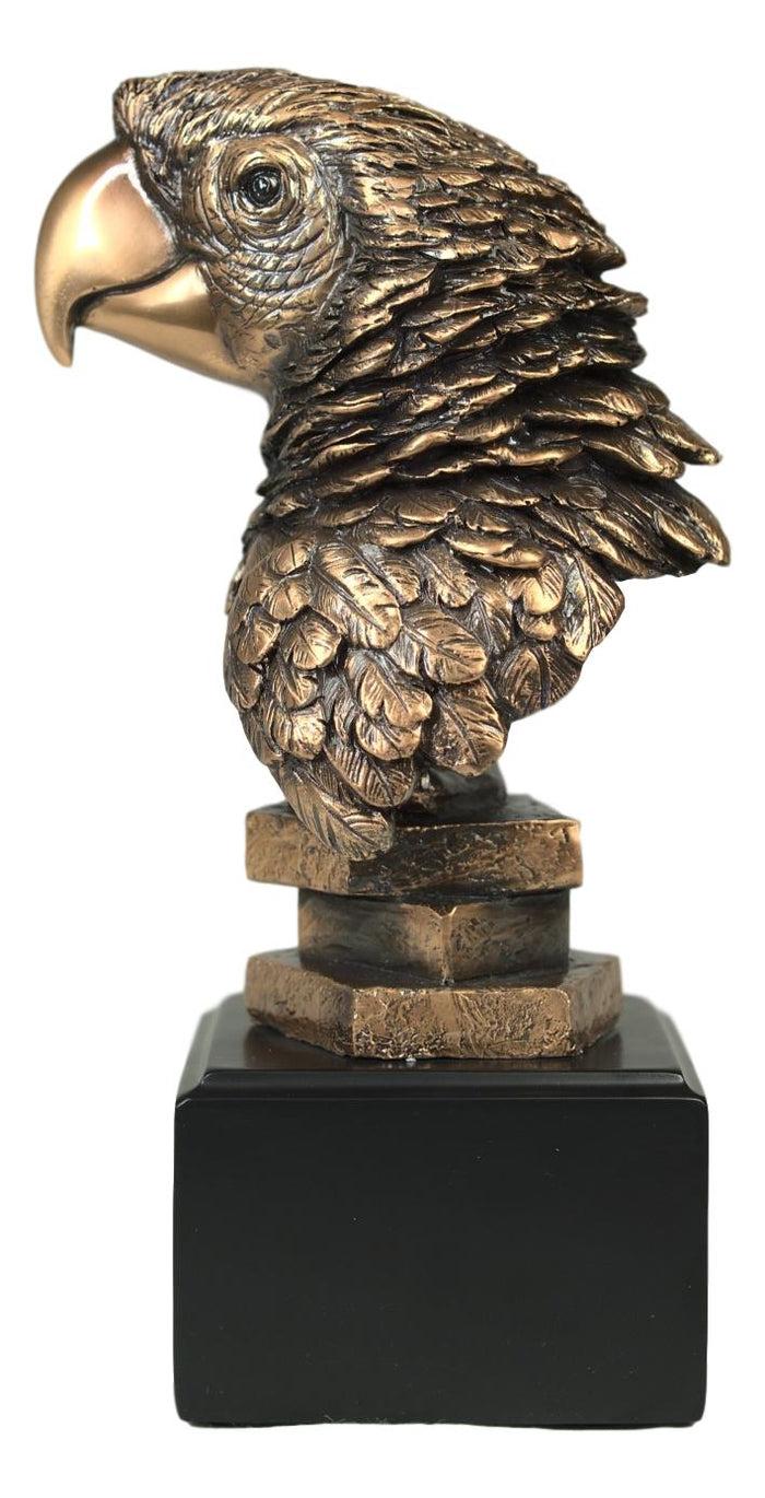 Ebros Gift Ebros Tropical Rainforest Paradise Rio Bird Scarlet Macaw Parrot Bust Statue