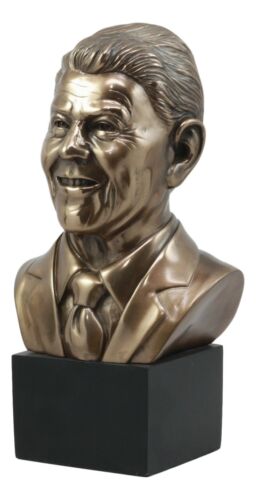 Ebros Gift Ebros US President Ronald Reagan Bust Statue 9.25"Tall Patriotic Memorial Reaganomics