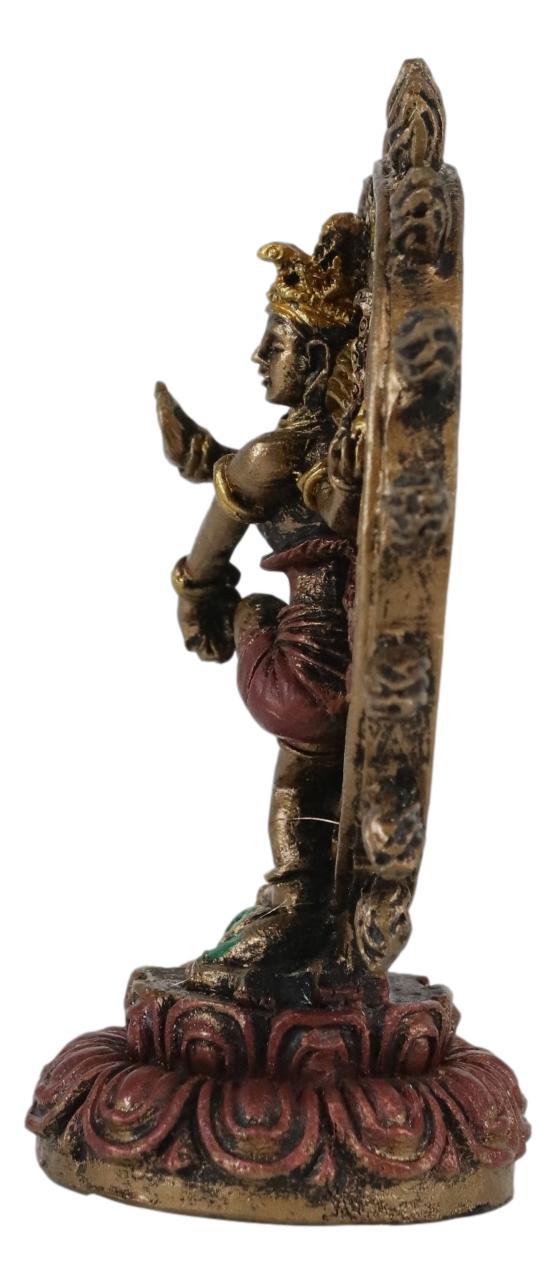 Ebros Gift Ebros Vastu God Lord Shiva Nataraja Fire Wheel Cosmic Dance Miniature Figurine
