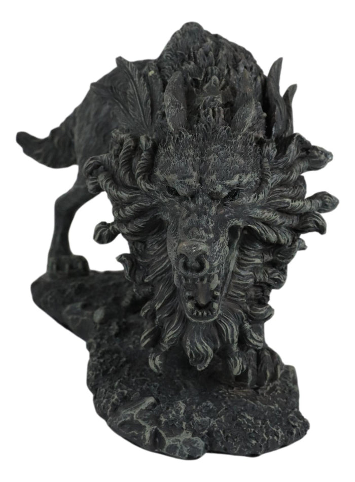 Ebros Gift Ebros Viking Norse Mythology Fenrir Vánagandr Giant Wolf Figurine Poetic Edda Statue