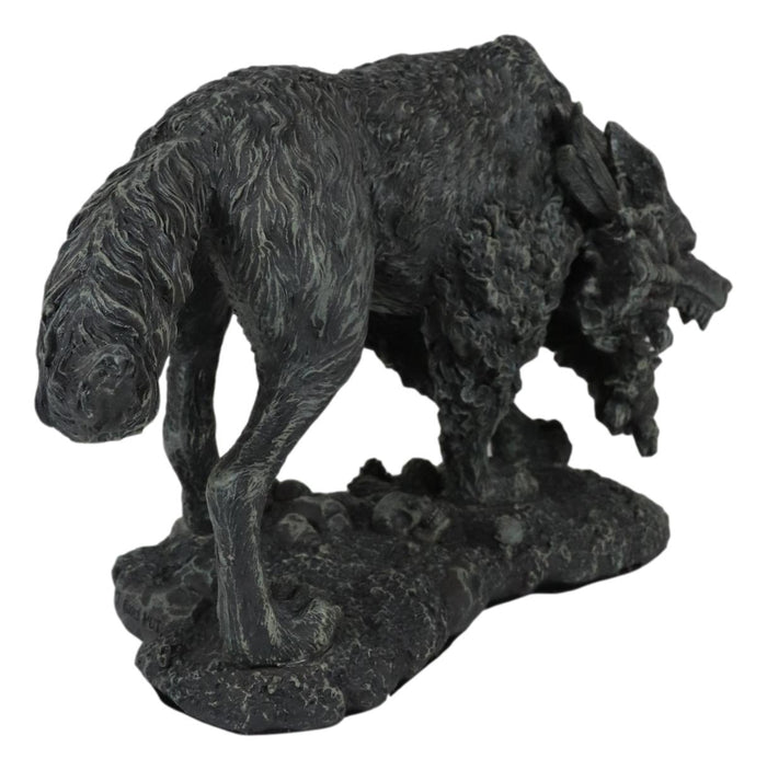Ebros Gift Ebros Viking Norse Mythology Fenrir Vánagandr Giant Wolf Figurine Poetic Edda Statue