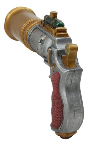 Ebros Gift Ebros Vintage Design Decorative Steampunk Gun Pistol Prototype Figurine 8" L