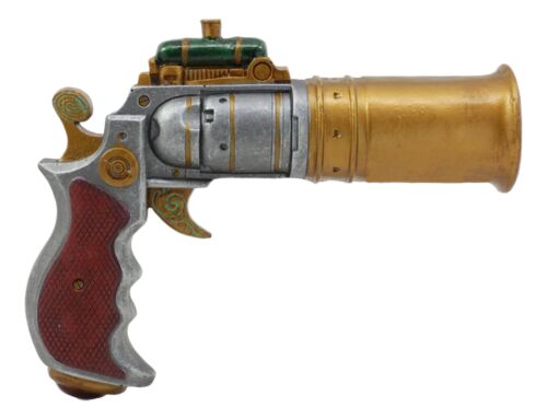 Ebros Gift Ebros Vintage Design Decorative Steampunk Gun Pistol Prototype Figurine 8" L