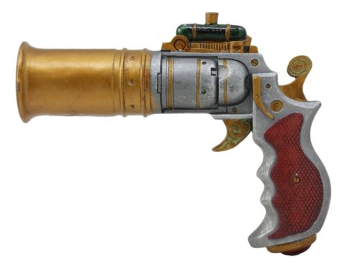Ebros Gift Ebros Vintage Design Decorative Steampunk Gun Pistol Prototype Figurine 8" L