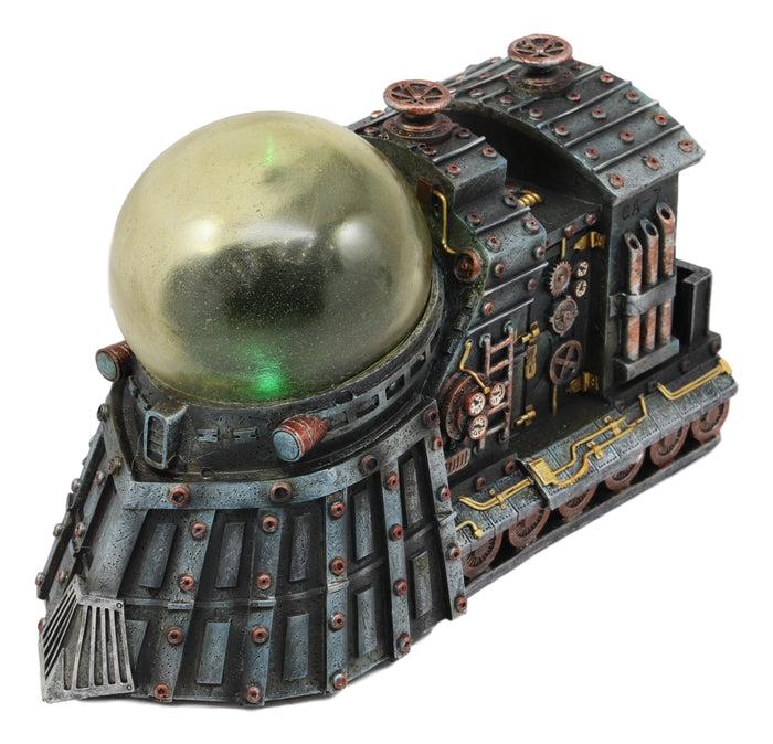 Ebros Gift Ebros Vintage Design Ironstar Steampunk Locomotive Engine Train Statue With Multi Color LED Night Light 9.5" Long Science Fiction Tunnel Exploration Trains Cargo Transportation Decor Sculpture