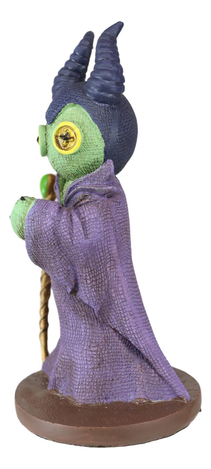 Ebros Gift Ebros Voodoo Stiches Evil Queen Maleficent W/ Raven Figurine Pinheadz Collection
