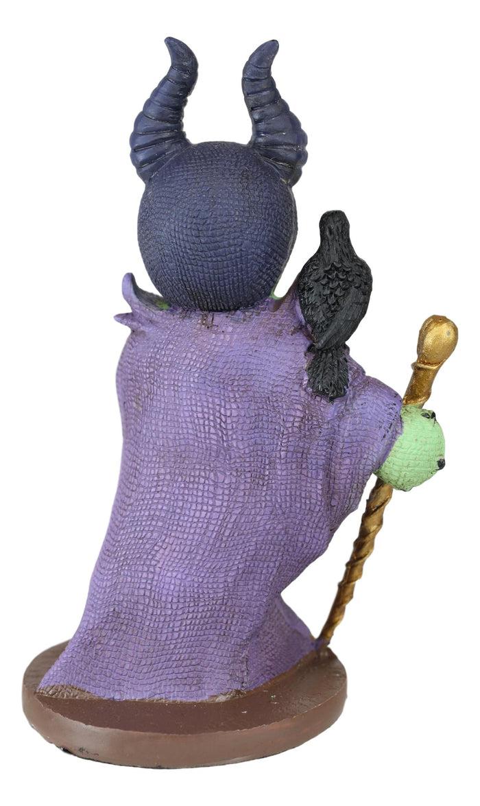Ebros Gift Ebros Voodoo Stiches Evil Queen Maleficent W/ Raven Figurine Pinheadz Collection