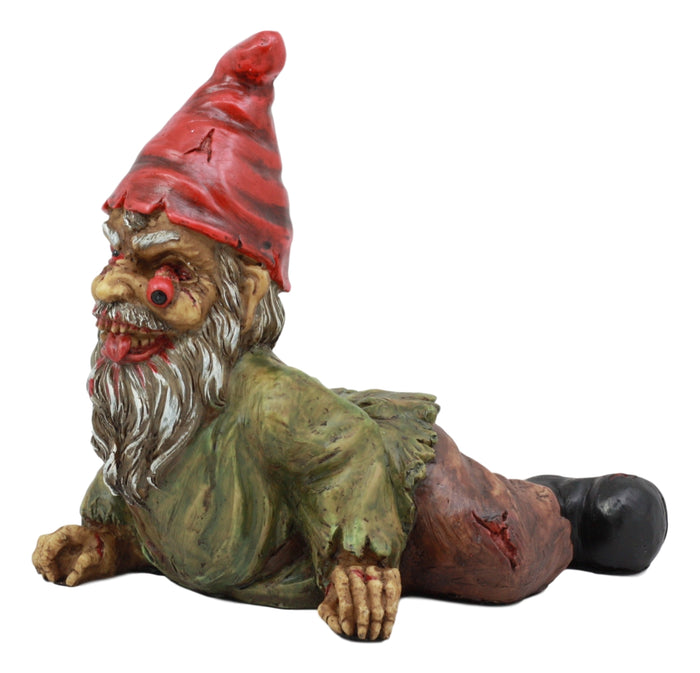 Ebros Gift Ebros Walking Dead Severed Body Zombie Gnome Crawling On The Floor Statue 7"Long For Creepy Spooky Undead Underworld Halloween Sculpture Prop At Home Patio And Garden Decor