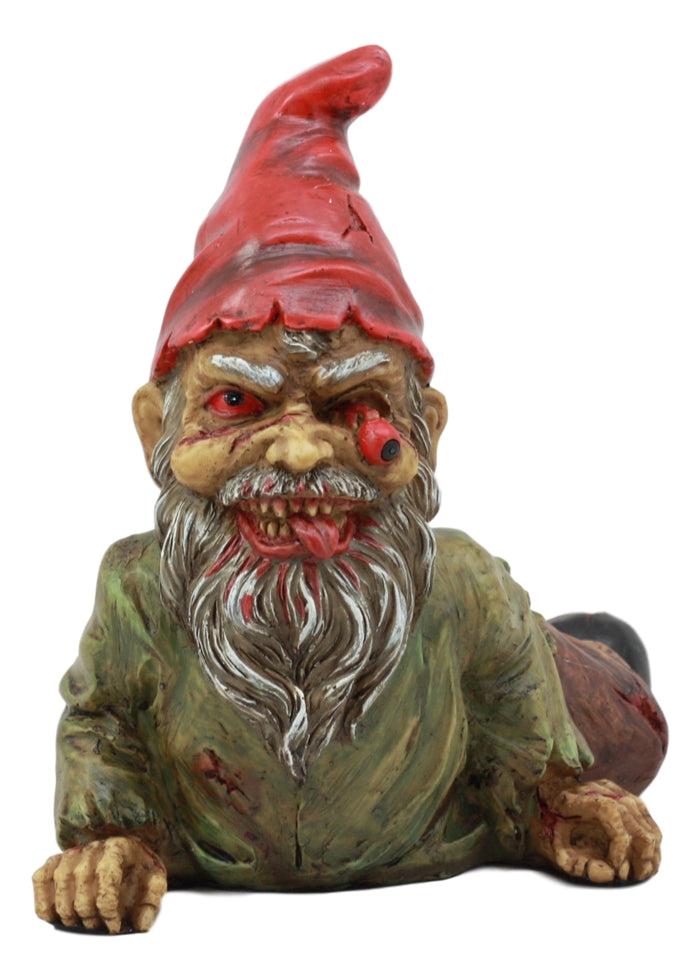 Ebros Gift Ebros Walking Dead Severed Body Zombie Gnome Crawling On The Floor Statue 7"Long For Creepy Spooky Undead Underworld Halloween Sculpture Prop At Home Patio And Garden Decor