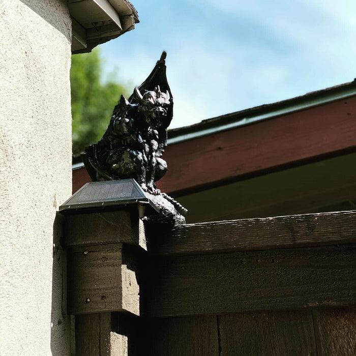 Ebros Gift Ebros Warden Large Cathedral Guardian Crouching Winged Gargoyle Statue 12.5"H
