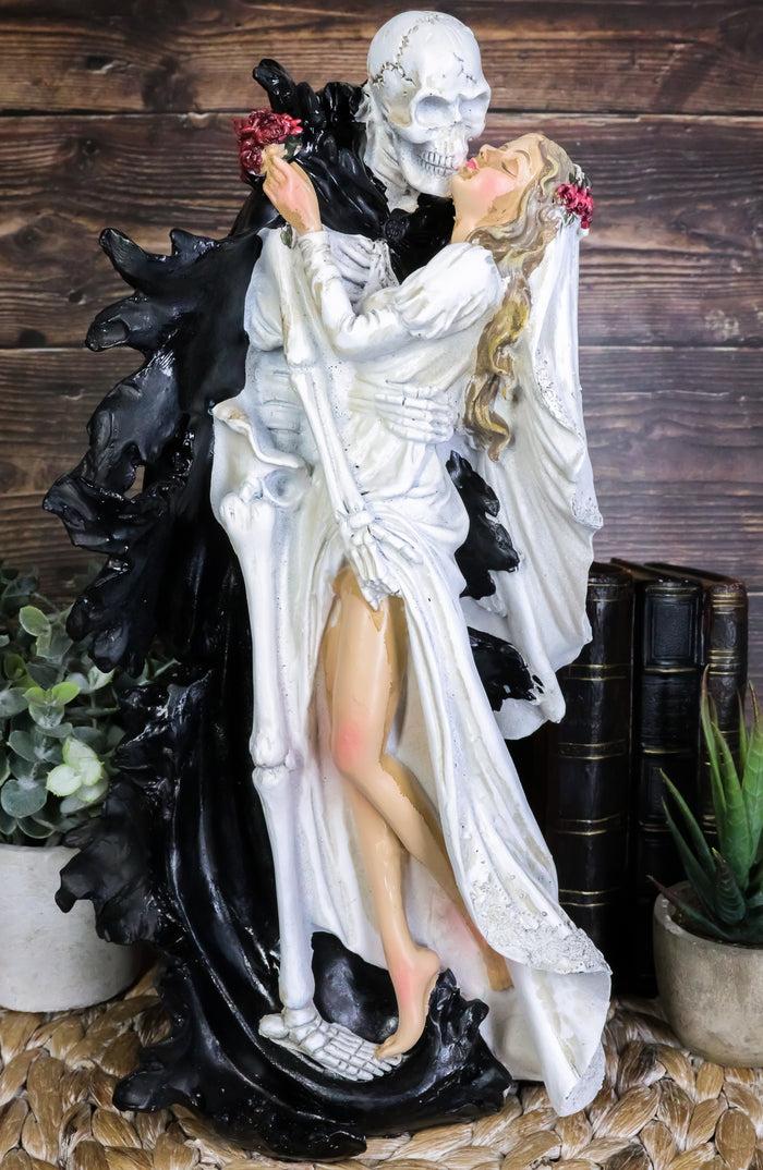 ebros gift Ebros Wedding Bride and Death Grim Reaper Skeleton The Kiss Figurine 14.25"H