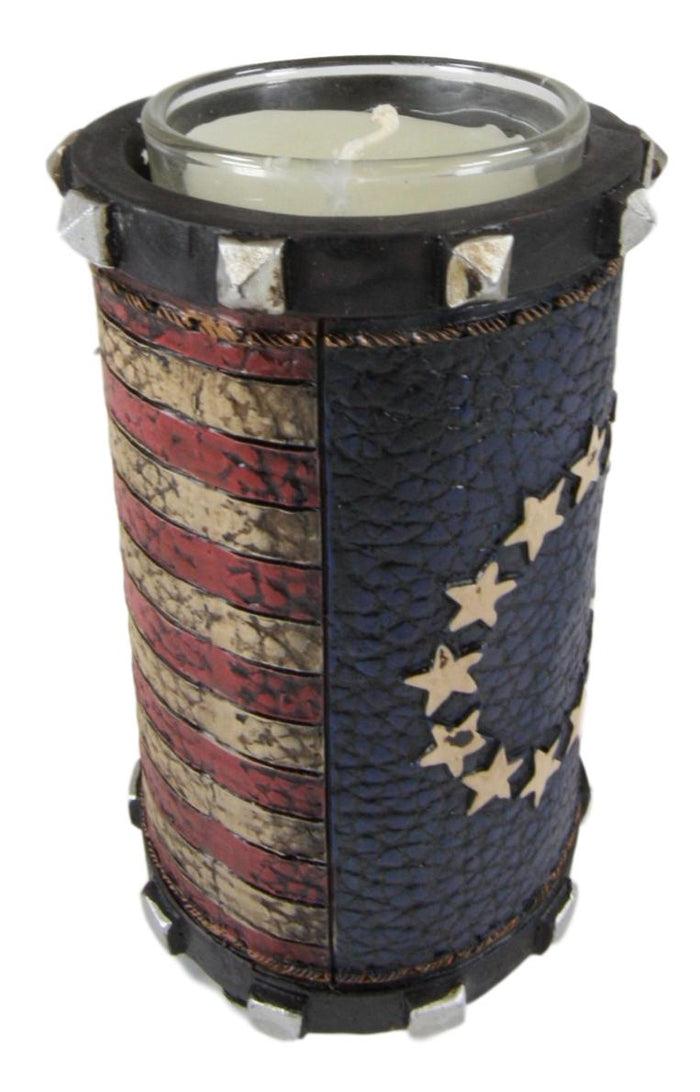 Ebros Gift Ebros Western Patriotic Betsy Ross American Flag Decorative Votive Candle Holder
