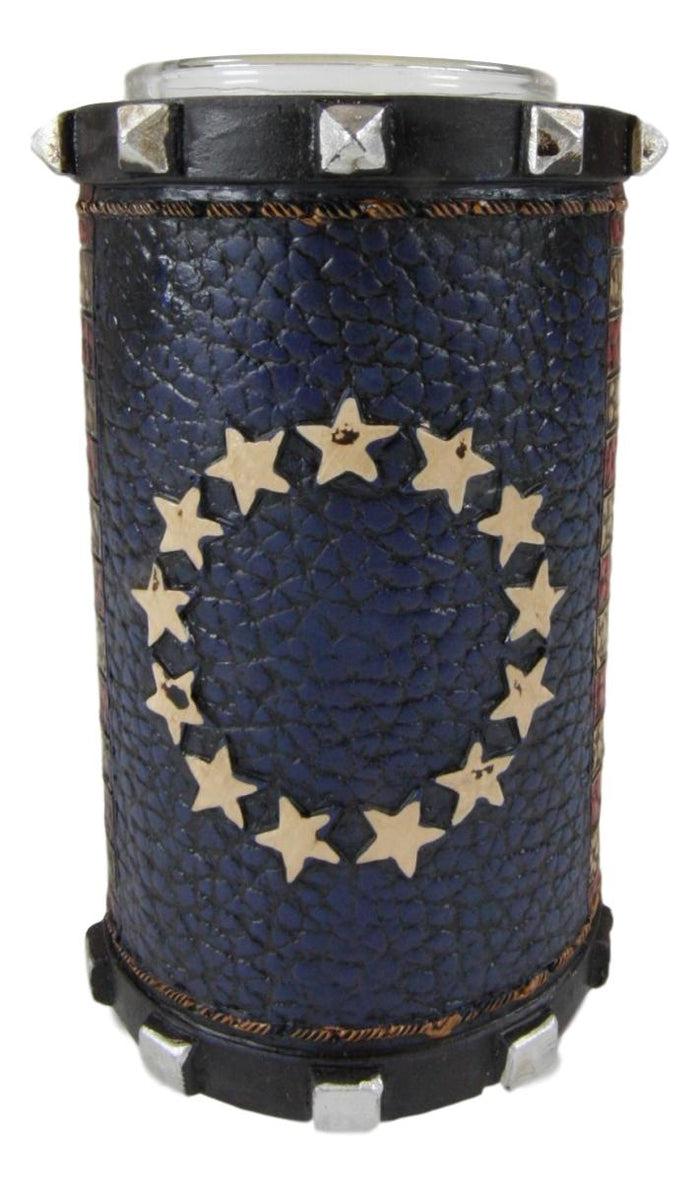 Ebros Gift Ebros Western Patriotic Betsy Ross American Flag Decorative Votive Candle Holder