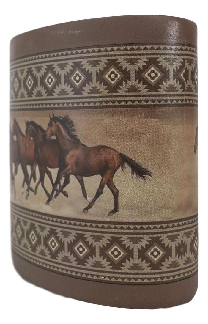 Ebros Gift Ebros Western Running Horses With Southwest Navajo Vectors Makeup Toothbrush Holder