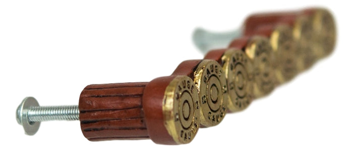 Ebros Gift Ebros Western Shotgun Shell Casing Drawer Cabinet Pull Knobs Hardware Pack Of 4