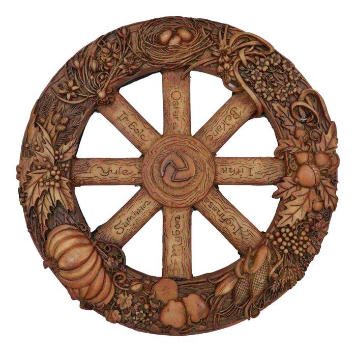 Ebros Gift Ebros Wheel Of The Year Plaque Eight Pagan Festivals Sabbats By Maxine Miller