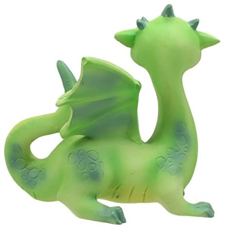 Ebros Gift Ebros Whimsical Adorable Green Dinosaur Dragon With Spiked Head Figurine 3" Tall