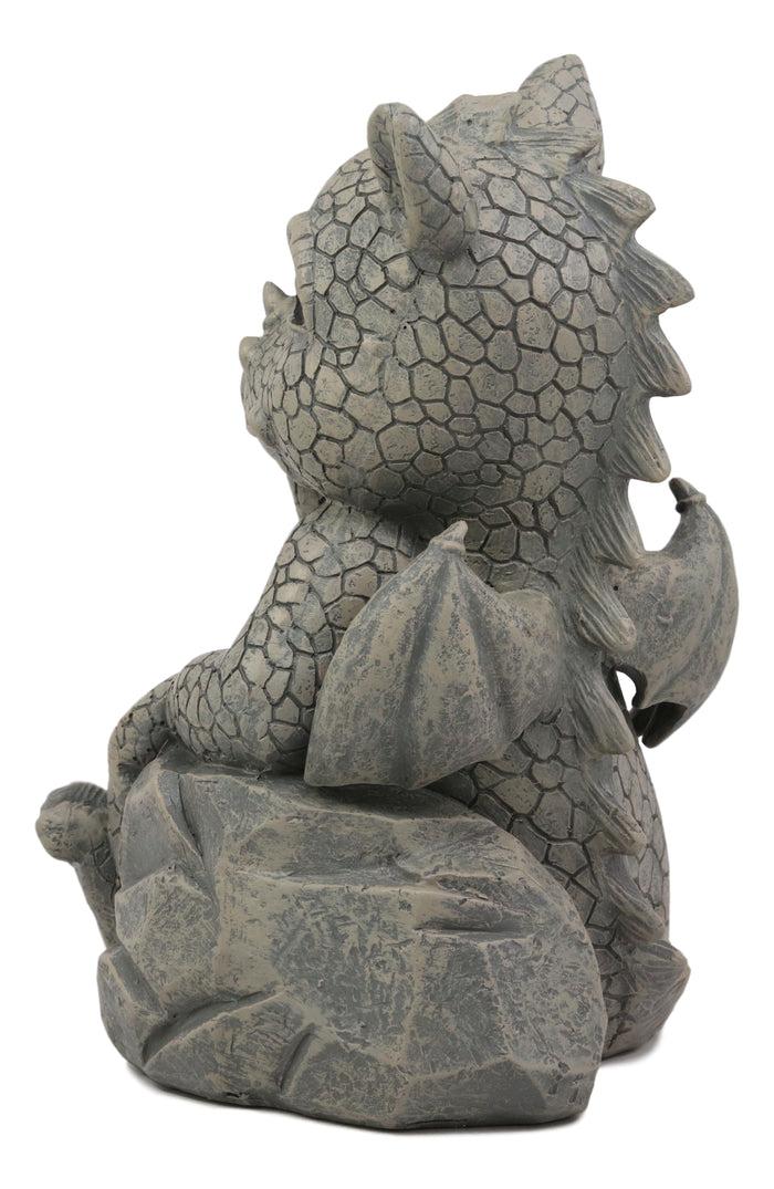 Ebros Gift Ebros Whimsical Bad Habit Garden Dragon Picking Nose Statue Fantasy Dragons Decor