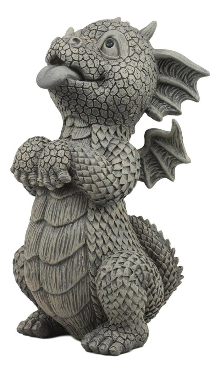 Ebros Gift Ebros Whimsical Garden Dragon Begging For Attention Statue 10.25" H Baby Dragon