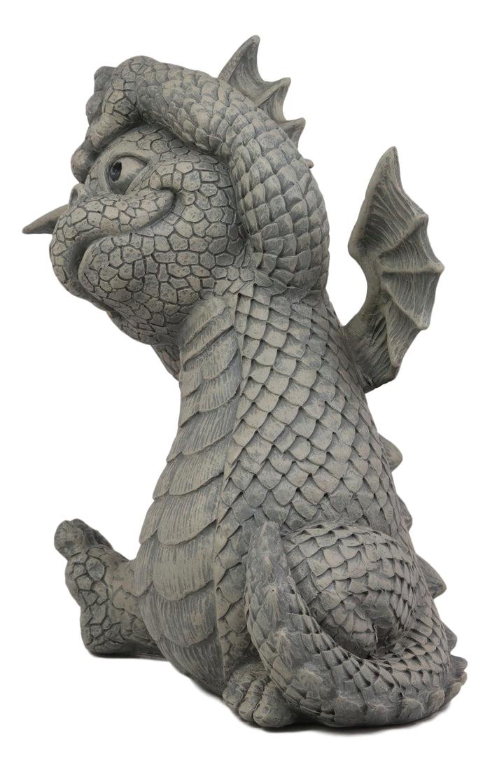 Ebros Gift Ebros Whimsical Garden Dragon Morning Yoga Stretch Statue Guest Greeter Decor