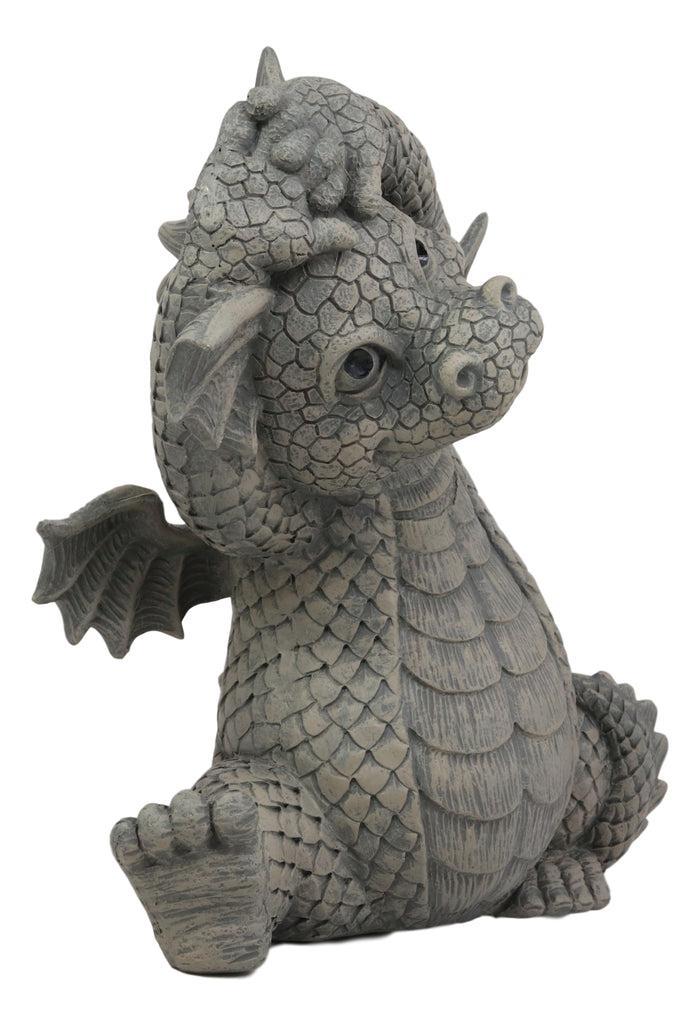 Ebros Gift Ebros Whimsical Garden Dragon Morning Yoga Stretch Statue Guest Greeter Decor