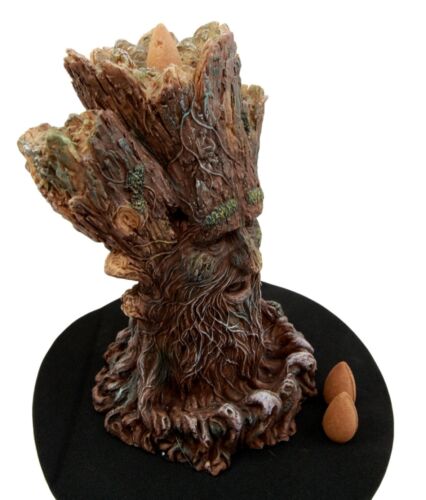 Ebros Gift Ebros Whispering Forest Celtic Greenman Backflow Incense Cone Burner Figurine