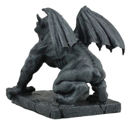 Ebros Gift Ebros Winged Demonic Bull Gargoyle Statue Gothic Night Crawler Sentry Stone Devil