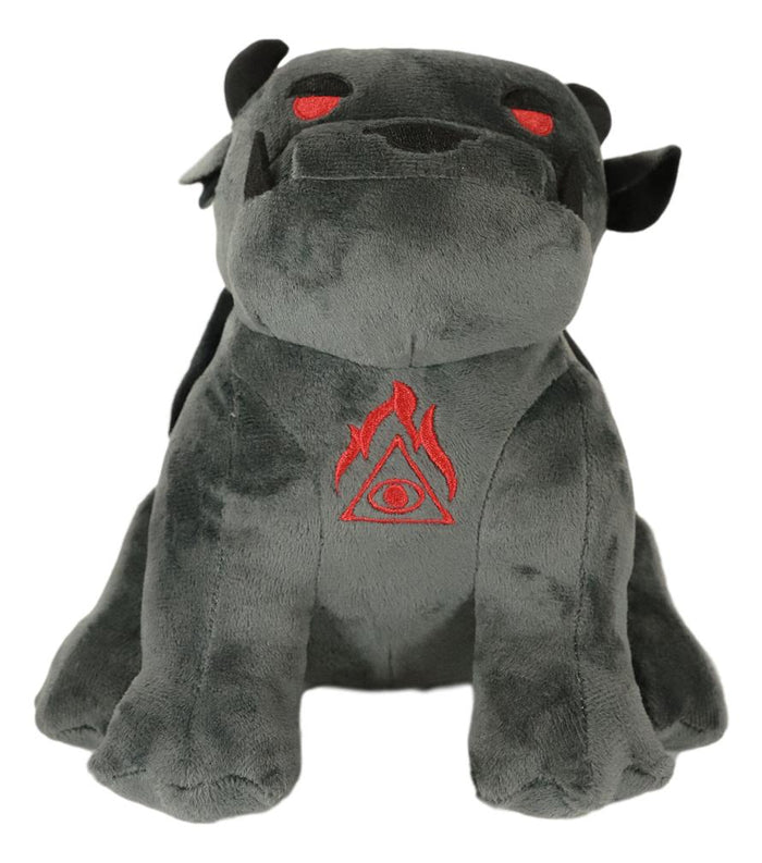 Ebros Gift Ebros Winged Demonic Bulldog Gargoyle Chimera Eye Of Horus Luxe Soft Plush Toy Doll
