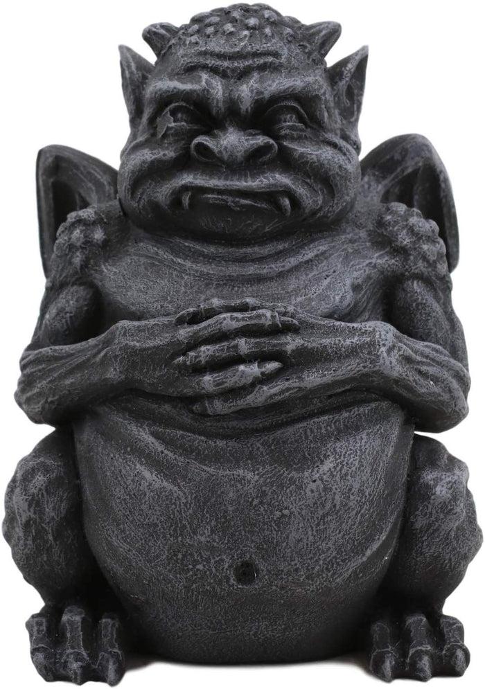 Ebros Gift Ebros Winged Fat Ogre Troll Gargoyle Statue 4" High Gargoyles Collectible