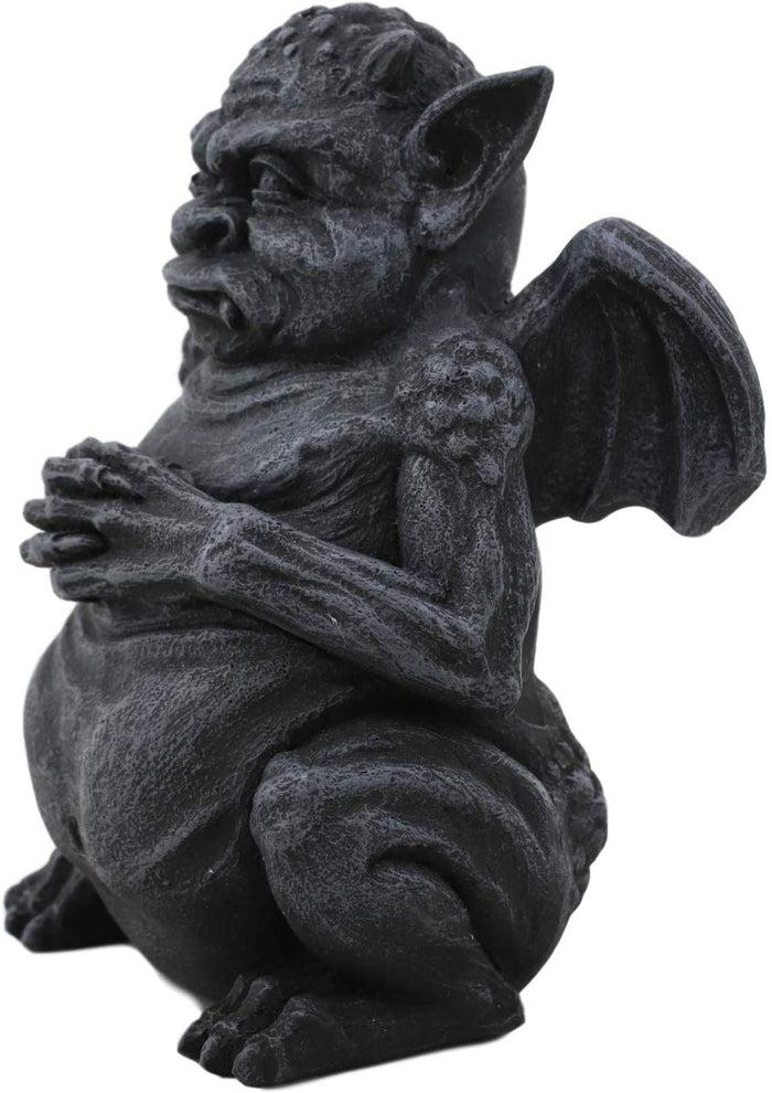 Ebros Gift Ebros Winged Fat Ogre Troll Gargoyle Statue 4" High Gargoyles Collectible