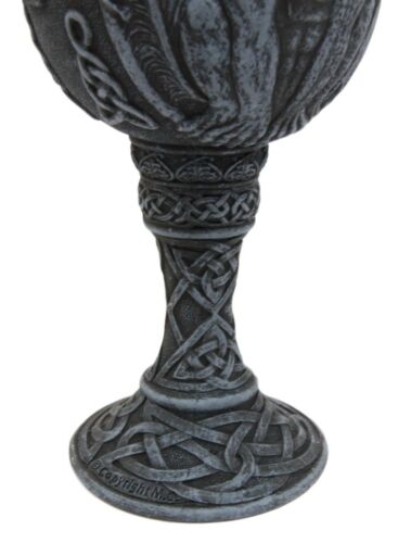 Ebros Gift Ebros Winged Gargoyle Wine Goblet Chalice With Stainless Steel Liner 6oz Resin