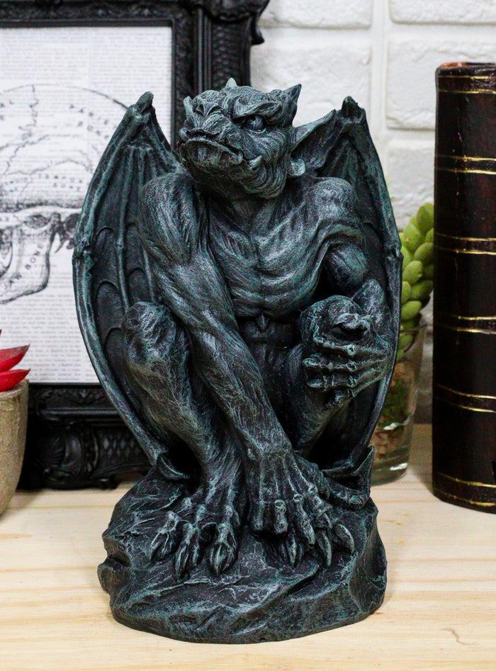 ebros gift Ebros Winged King Kong Gargoyle Statue Medieval Gothic Figurine 6.5" Tall