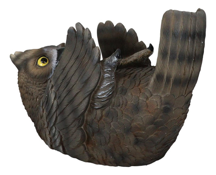 Ebros Gift Ebros Wisdom Of The Forest Great Horned Owl Wine Holder Owl Wine Caddy Figurine