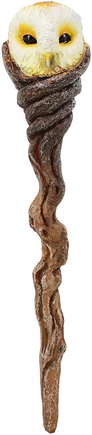 Ebros Gift Ebros Witch & Wizard Fantasy Cosplay 4 Magic Wands With 1 Stand Holder Decor