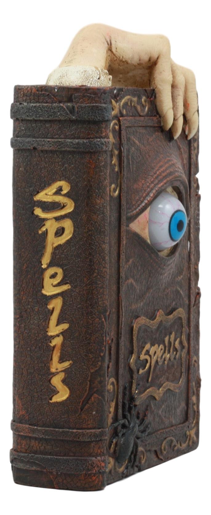 Ebros Gift Ebros Witchcraft Sorcery Lifelike Evil Eye Book Of Spells Money Bank Figurine Decor Statue 8.5" Tall