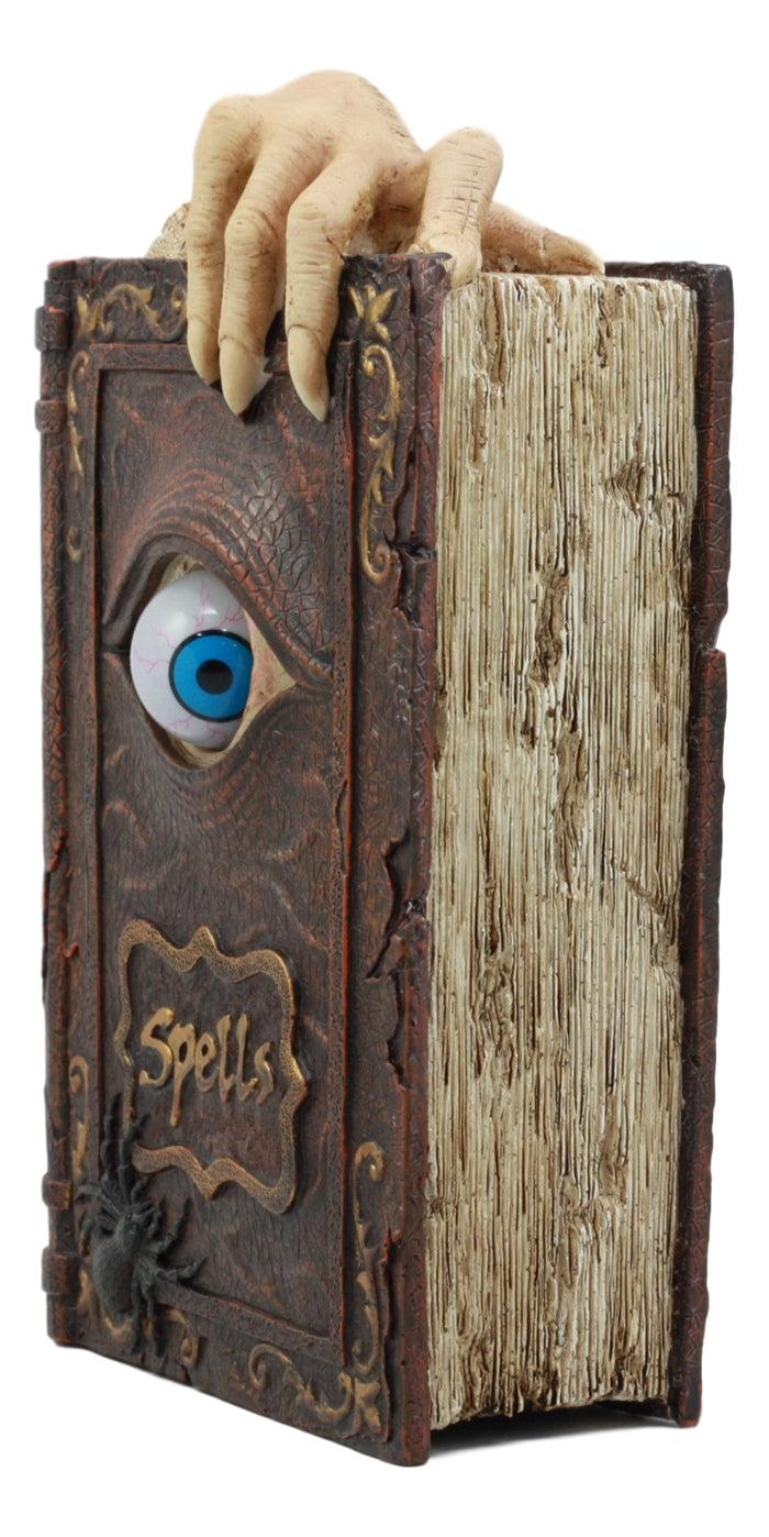 Ebros Gift Ebros Witchcraft Sorcery Lifelike Evil Eye Book Of Spells Money Bank Figurine Decor Statue 8.5" Tall