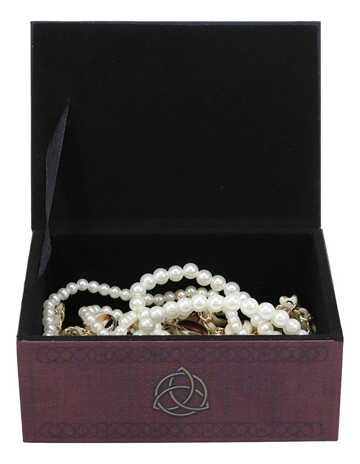 Ebros Gift Ebros Witching Hour Black Cat Under The Full Moon Tarot Card Deck Holder Jewelry Box Accessories Mystical Feline Cats Wicca Witchcraft Talisman Tarots Fortune Teller Psychic Boxes Decors