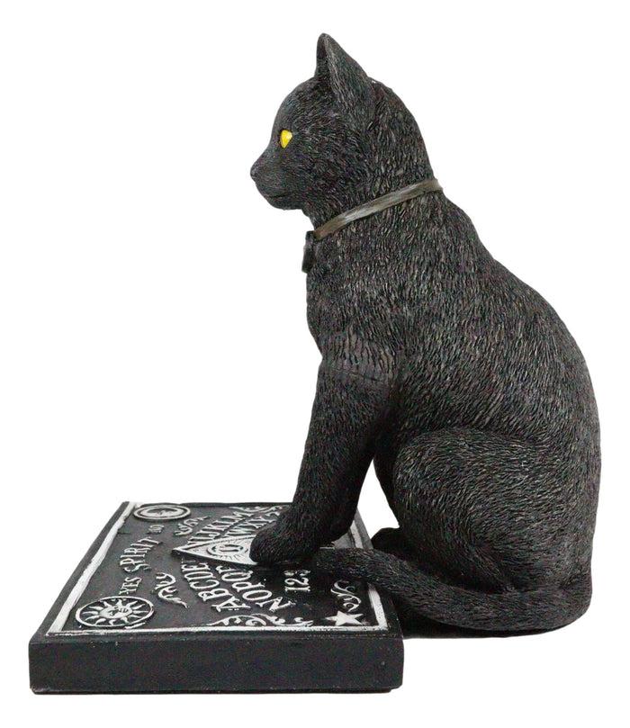 Ebros Gift Ebros Witching Hour Halloween Black Cat With Ouija Spirit Board & Planchette Figurine