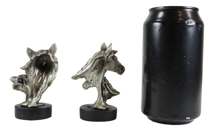 Ebros Gift Ebros Wolf Pup Eagle Eaglet Black Bear Cub Horse Foal Busts Mini Figurines