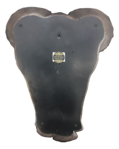 Ebros Gift Ebros Woolly Safari Marching Bush Elephant Wall Decor 18" Tall 3D Sculpture Plaque Figurine Symbol Of Nobility And Strength Feng Shui Symbol Excellent Home Decor Gift For Wildlife Nature Lovers