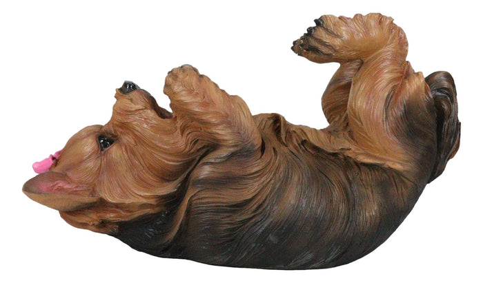 Ebros Gift Ebros Yorkie Canine Dog Wine Bottle Holder Figurine 10.5" Long