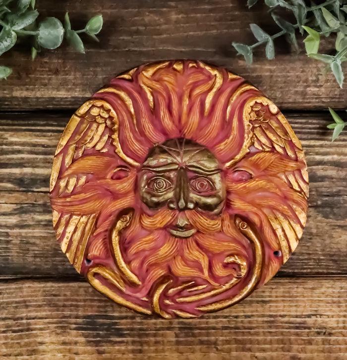 ebros gift Ebros Zell Belenos Celestial Solar Radiant Celtic Sun Round Wall Decor 5.25" Dia