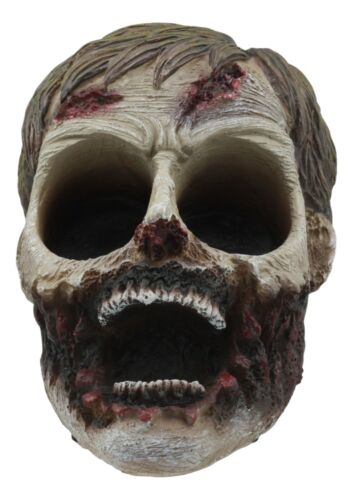 Ebros Gift Ebros Zombie Salt And Pepper Shakers Holder Set With Glass Shakers 5.5" H