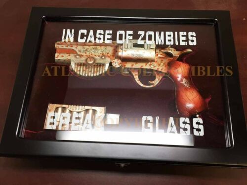 Ebros Gift Ebros Zombie Survival Steampunk Case W/ Cartridge In Wooden Gun Case