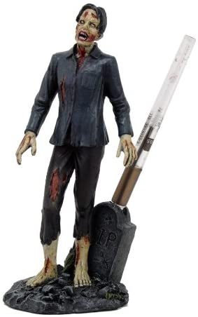 ebros gift Ebros Zombie With Pen Holder Collectible Figurine Office Decor Desktop