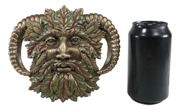 Ebros Gift Ebtos Horned God Autumn Fall Season Greenman Spirit Wall Decor Plaque 7"Wide