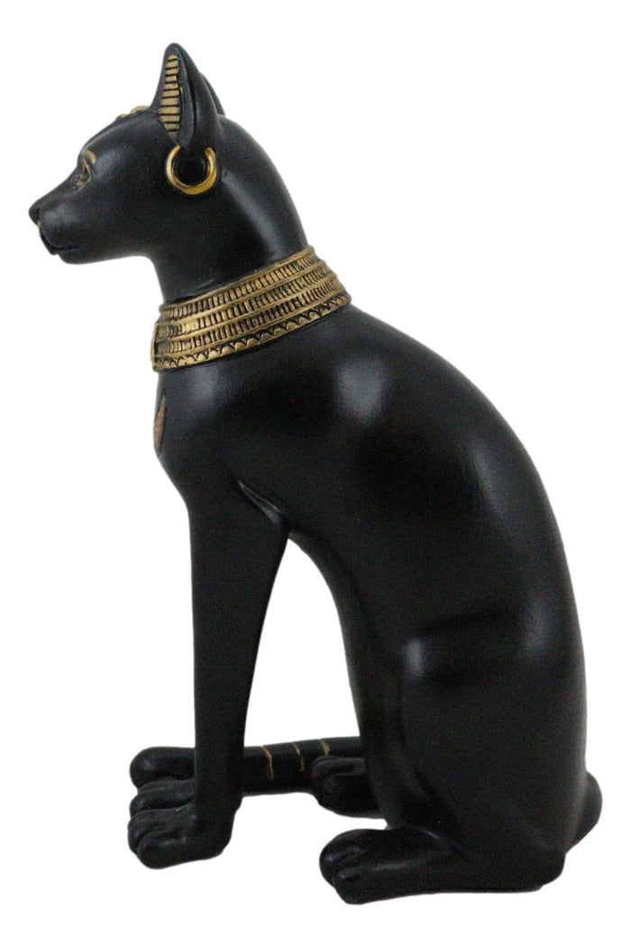 Ebros Gift Egyptian Ancient God Deity Small Bastet Figurine Ubasti Bast Cat Motherhood Home