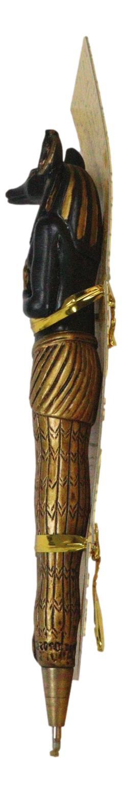 Ebros Gift Egyptian Anpu Temple Of Anubis Hieroglyphic Ballpoint Pen Set Of 6 Gods Of Egypt